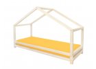 Dřevěné dětské postele ve tvaru domečku