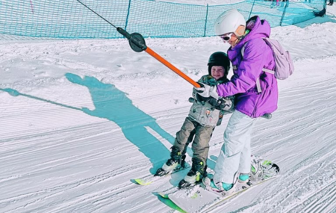 Mamablog Lucky Ferikové: Jak jsme se učili lyžovat