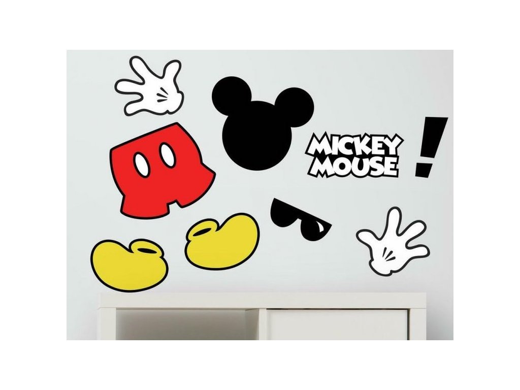 10390 samolepky na zed s disney motivem mickey mouse