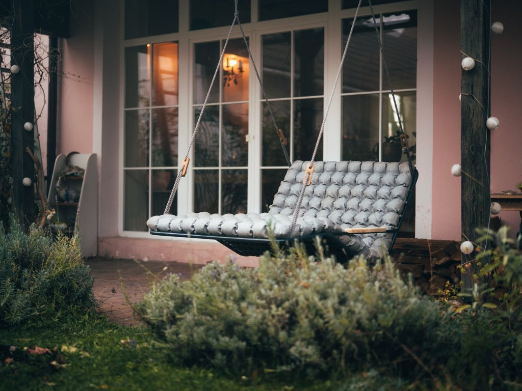 Závěsné relaxační lehátko VIKOS DOUBLE do bytu i na zahradu