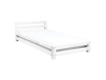 Jednolůžková postel Modern Bílá