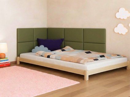 Obdélníkové čalouněné panely na zeď