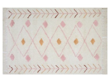 Vzorovaný koberec ISA do dětského pokoje krémový