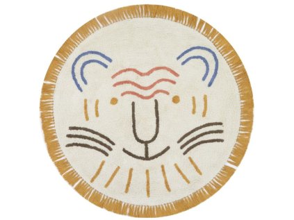 Kulatý koberec LEV do dětského pokoje