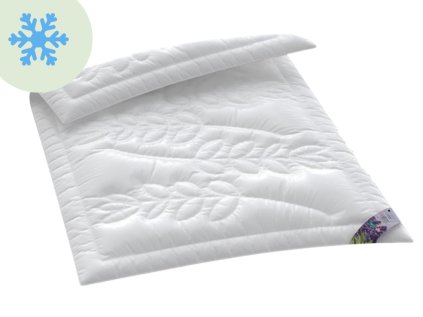 Zimní prošívaná přikrývka s levandulí pro děti