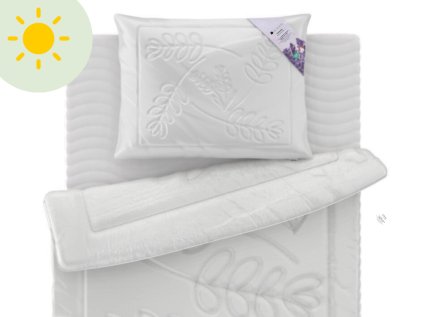 Letní set: levandulový polštář a přikrývka pro děti