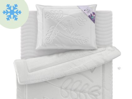 Zimní set: levandulový polštář a přikrývka pro děti