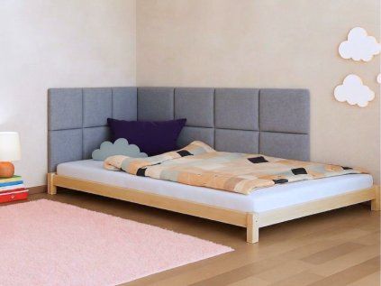 Čtvercové čalouněné panely na zeď BOUCLÉ