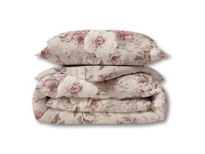 Bavlněný polštářek a přikrývka KVĚTY