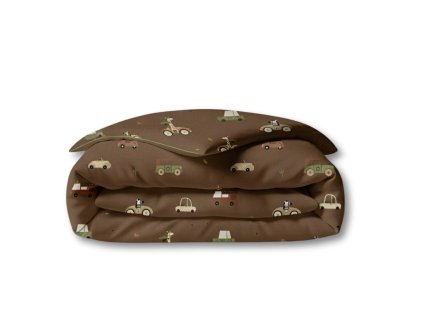 Bavlněný polštářek a přikrývka RETRO AUTA