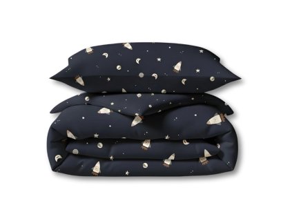 Bavlněný polštářek a přikrývka RAKETY