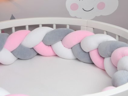 Barevný velurový cop (14)