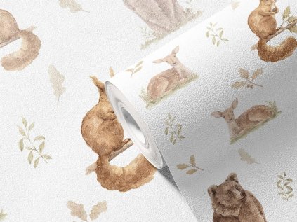 tapeta LESNÍ ZVÍŘÁTKA (1)