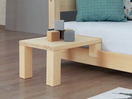Noční stolek k laťkovým postelím Nanoc přírodní
