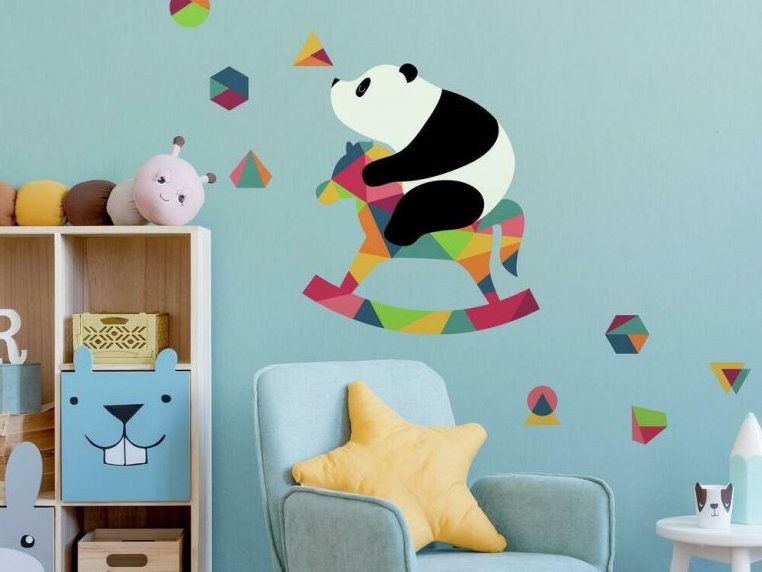 Samolepky na stěnu PANDA