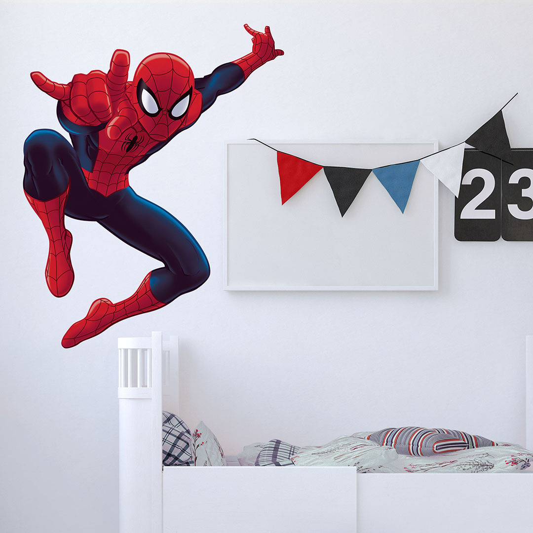 Levně Nálepky na stěnu s Marvel motivem SPIDERMAN