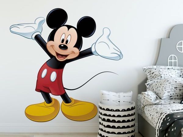 Levně Samolepky na zeď s Disney motivem MYŠÁK MICKEY