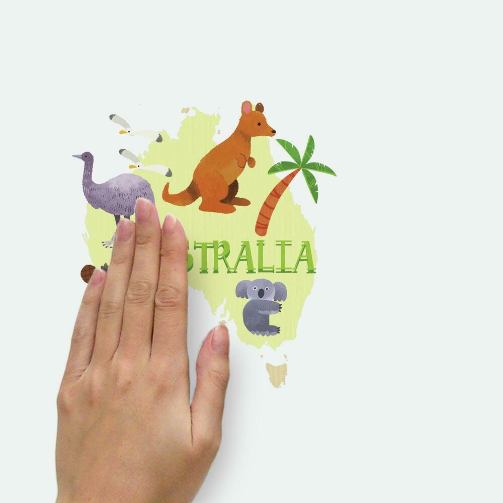 Samolepka na zeď do dětského pokoje MAPA (obrázek 5)
