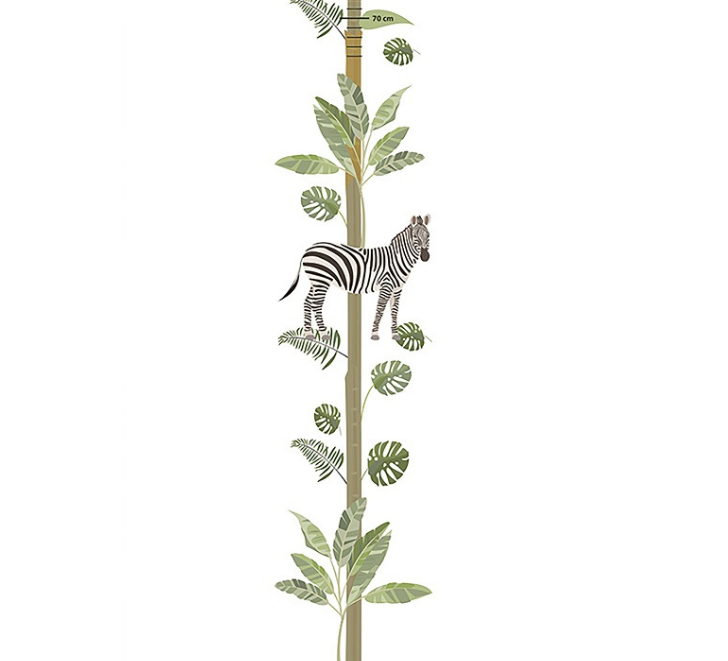 Levně Omyvatelná dětská tapeta metr TROPICKÁ ZVÍŘATA na stěnu Zvolte rozměr: 18 cm x 270 cm