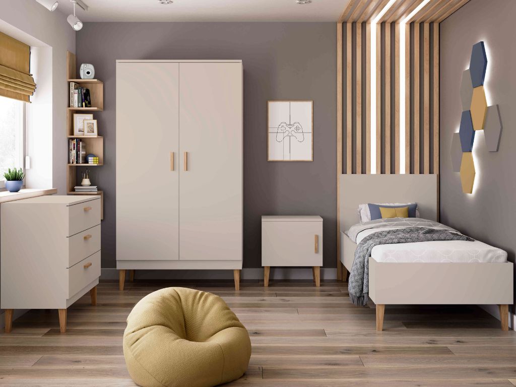 Levně Designový dětský pokoj KUBI Zvolte barvu: Kašmírová