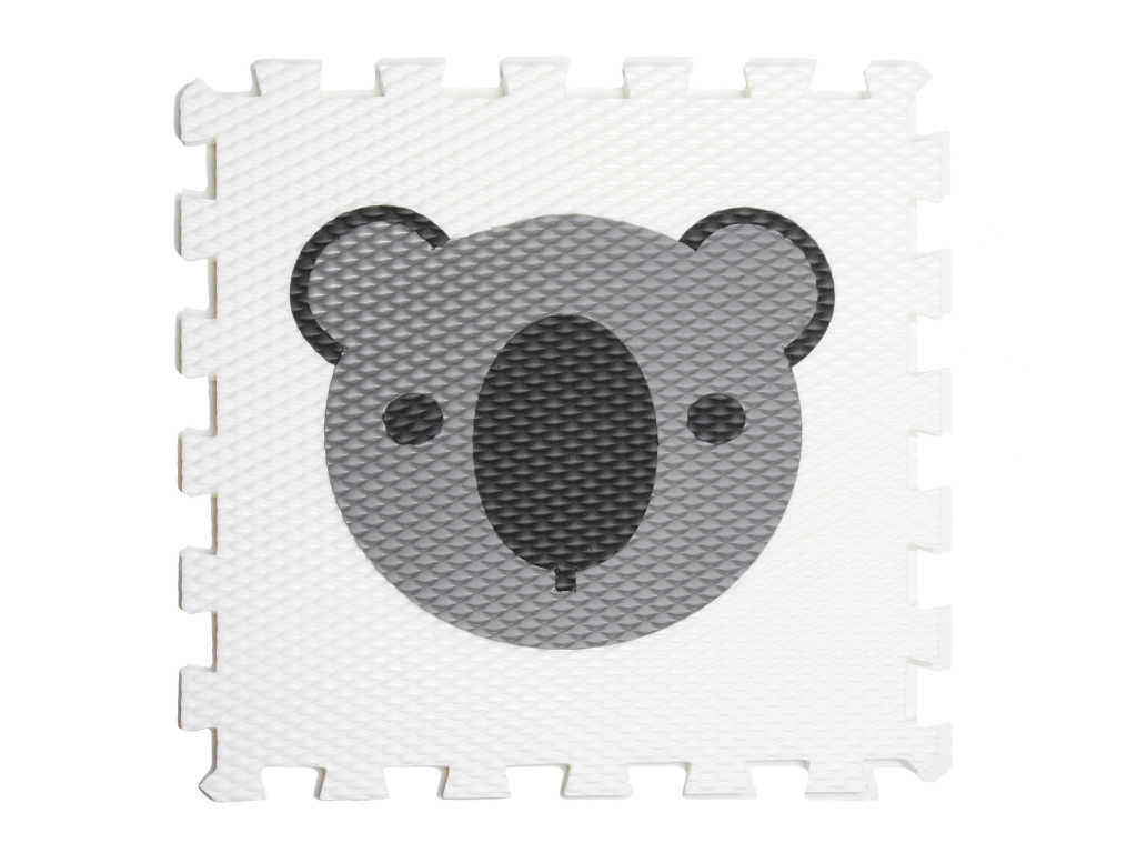 Levně Pěnová podložka na zem do dětského pokoje KOALA Zvolte barvu: Bílá