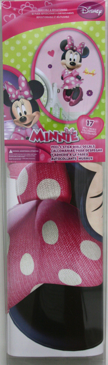 Samolepka na zeď s Disney motivem MYŠKA MINNIE (obrázek 6)