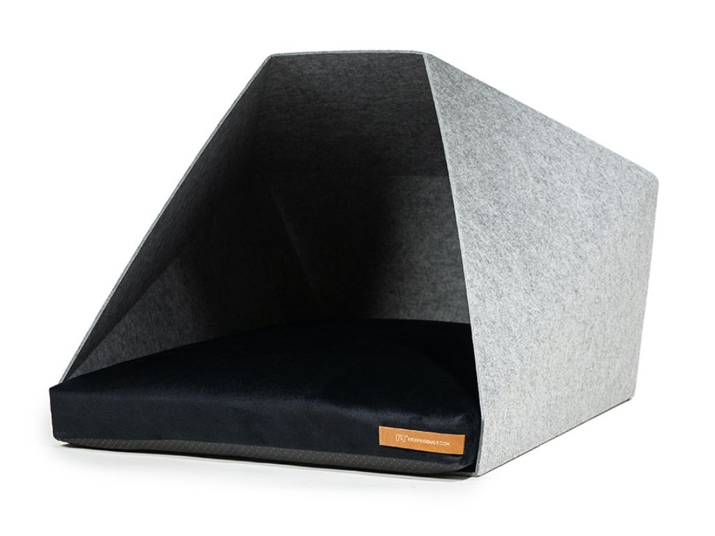 Rexproduct Skládací pelíšek PETPOCKET s měkkou matrací SVĚTLE ŠEDÝ Zvolte barvu: Černá