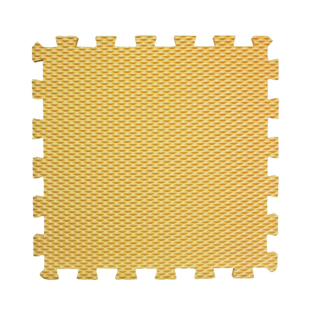 Levně Základní puzzle díl MINIDECKFLOOR pro vytvoření pěnové podlahy Zvolte barvu: Tmavě žlutá