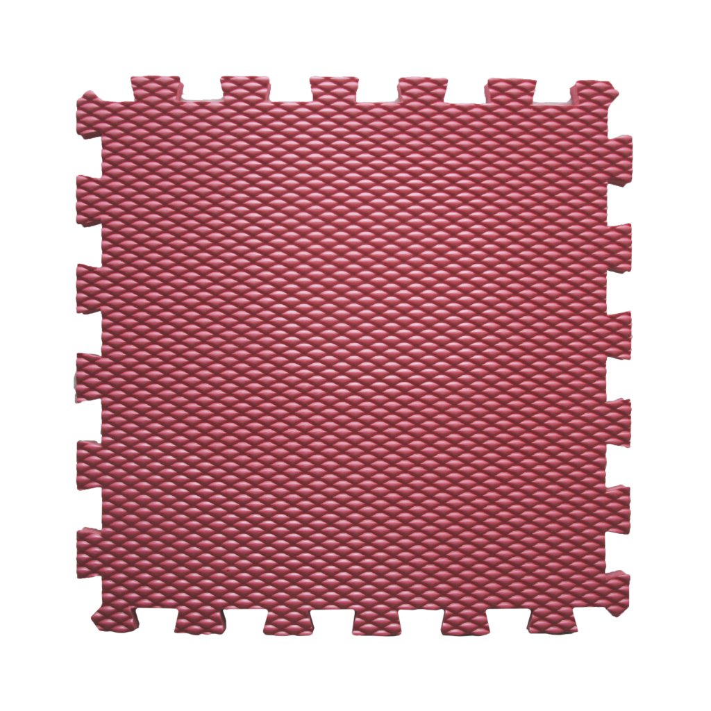 Levně Základní puzzle díl MINIDECKFLOOR pro vytvoření pěnové podlahy Zvolte barvu: Tmavě červená