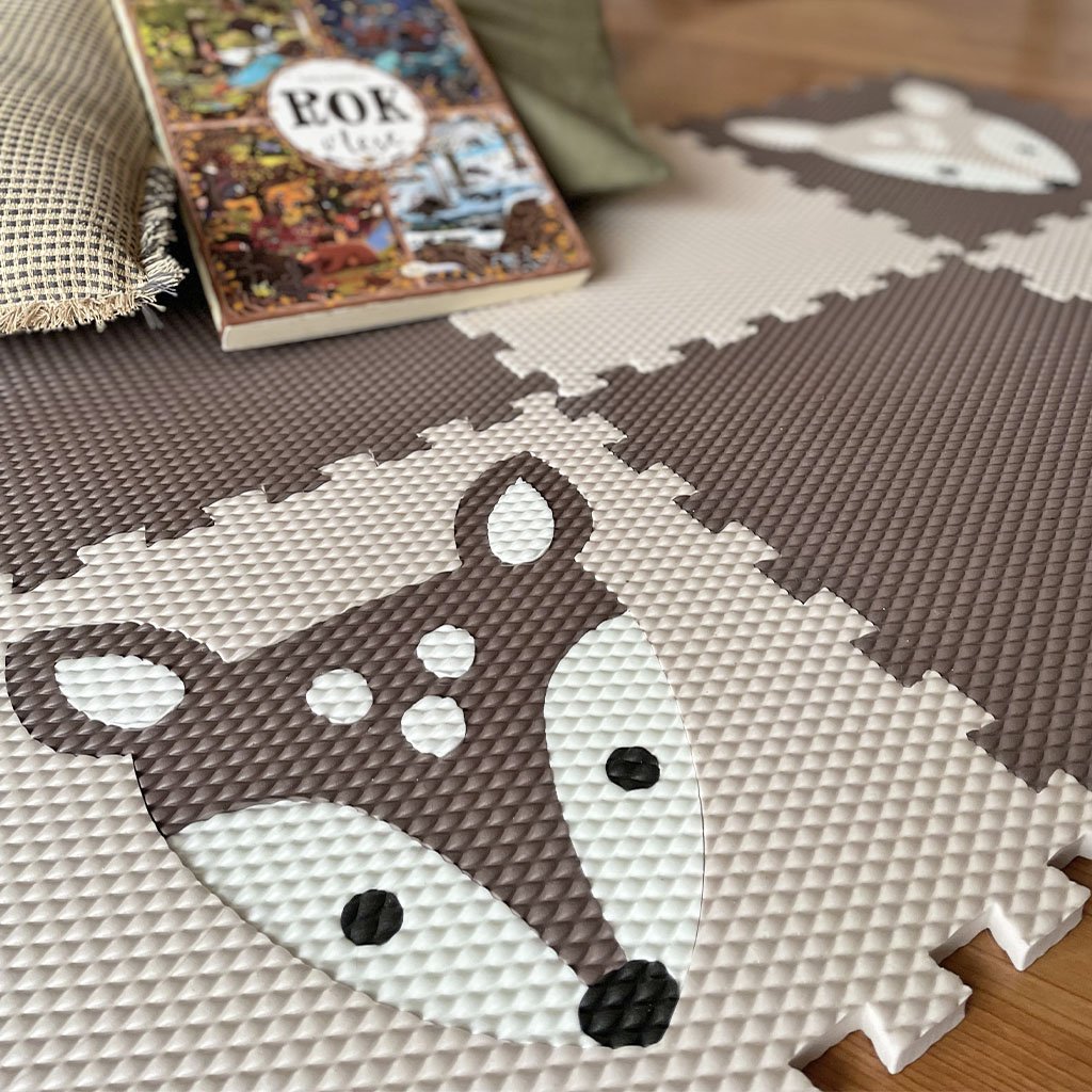 Dětská pěnová puzzle podlaha z 6 dílů KOLOUŠEK (obrázek 3)