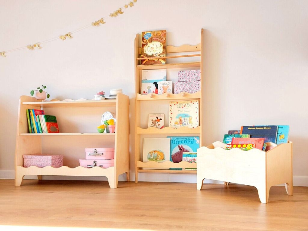 Dětský úložný box na knížky Zvolte barvu: Nelakovaná (obrázek 3)