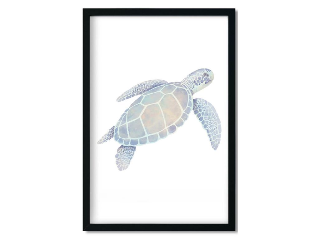 Levně Plakát na stěnu ŽELVA do dětského pokoje Zvolte rozměr: 20 x 30 cm