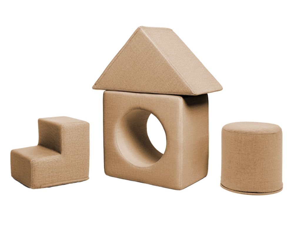 Levně Dětská pěnová sestava PLAYSET Zvolte barvu: Hnědá