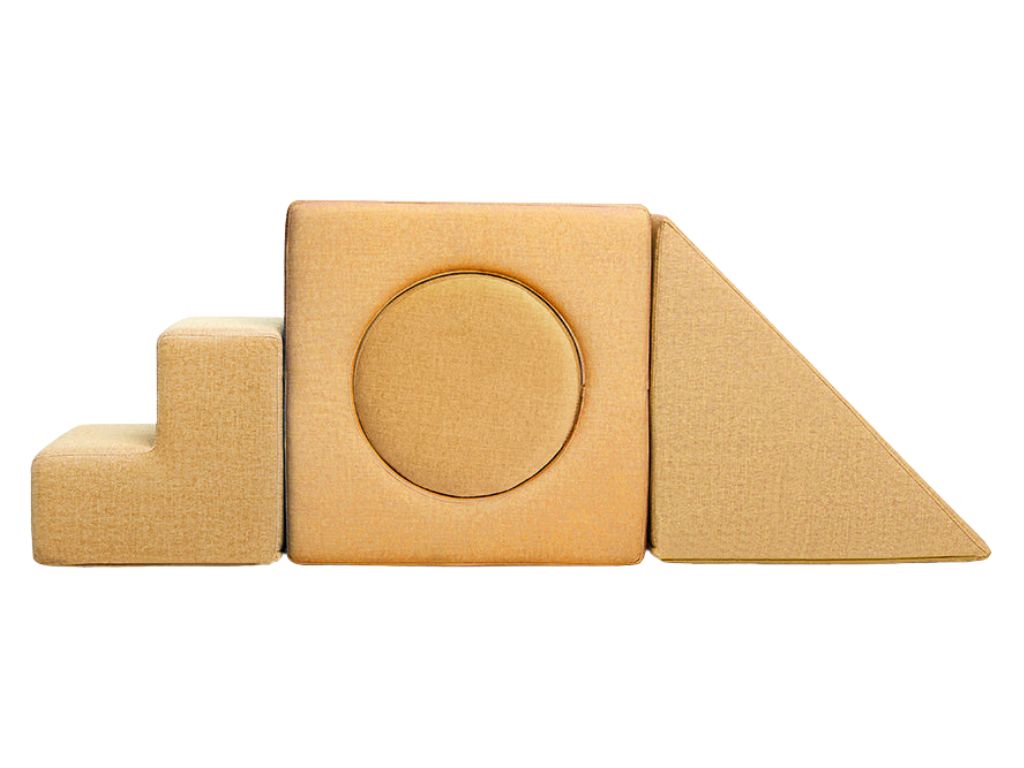 Levně Dětská pěnová sestava PLAYSET Zvolte barvu: Hořčicová