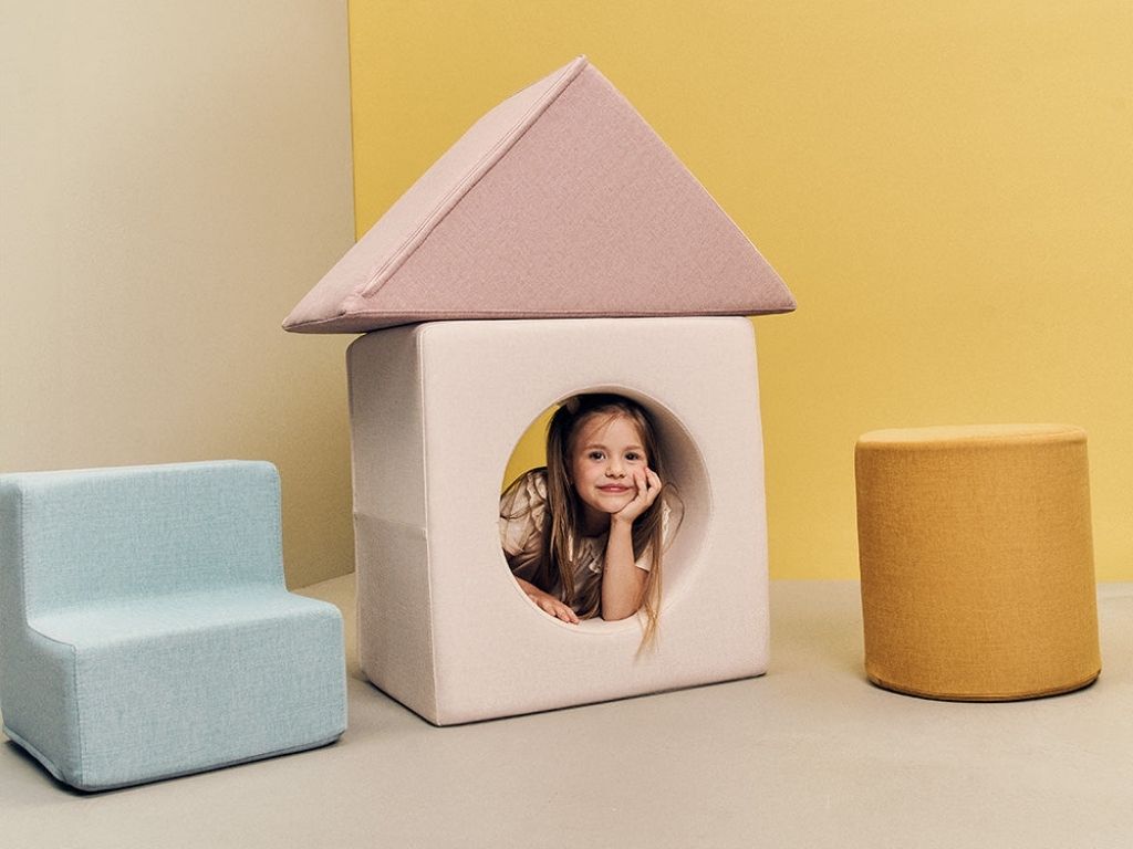 Dětská pěnová sestava PLAYSET Zvolte barvu: Béžová (obrázek 6)