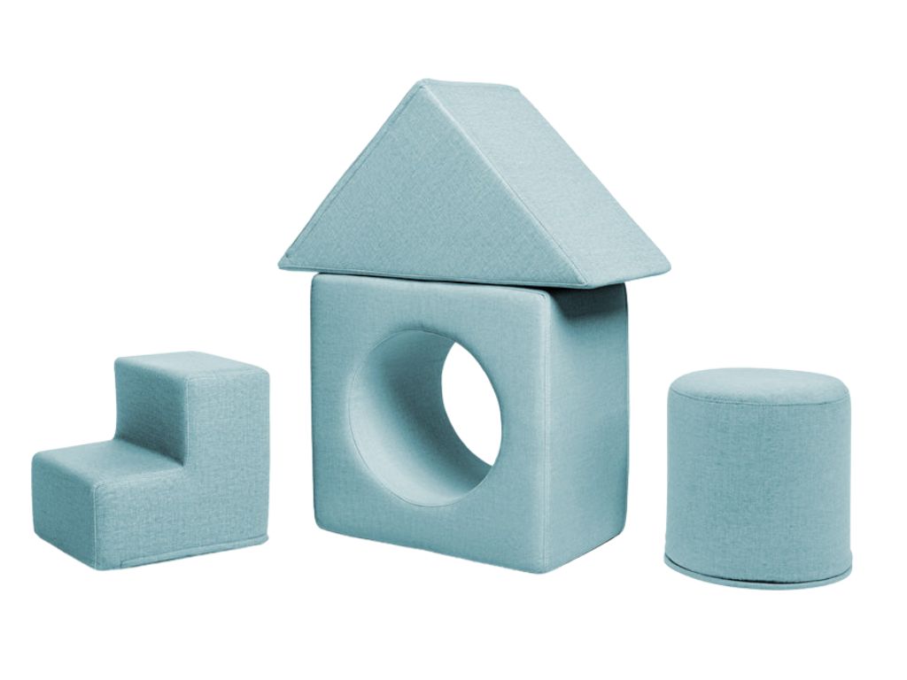 Levně Dětská pěnová sestava PLAYSET Zvolte barvu: Světle modrá