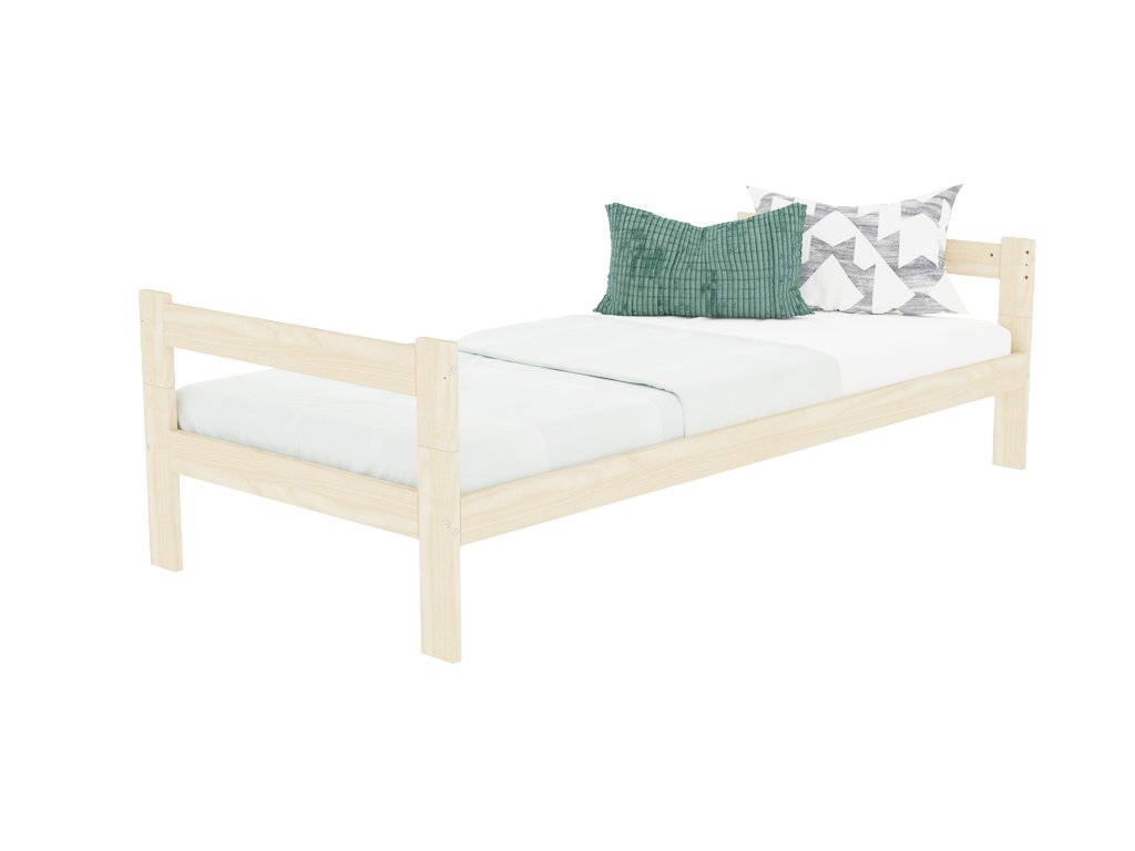 Benlemi Postele SAFE 2v1 pro dvě děti Zvolte barvu: Béžová, Zvolte rozměr: 90x180 cm (obrázek 7)