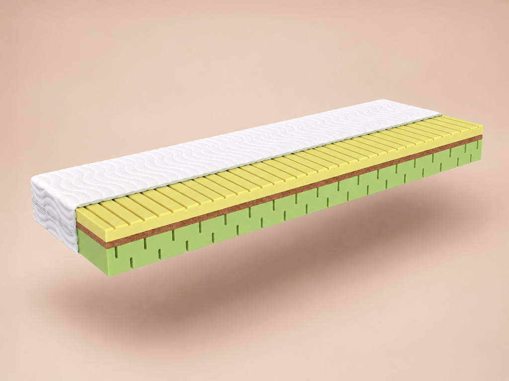 Benlemi Dětská pěnová matrace COCONA s kokosovými vlákny Zvolte rozměr: 100x200 cm