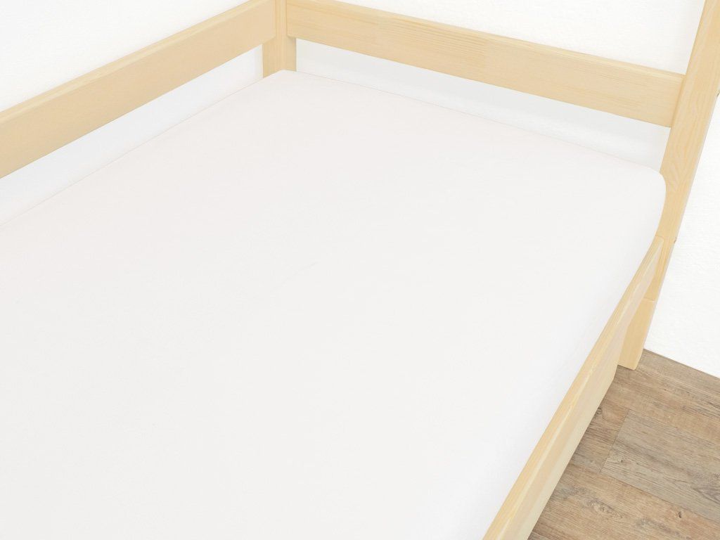 Benlemi Jednolůžkové prostěradlo z mikroplyše BÍLÉ Zvolte rozměr: 120 x 160 cm
