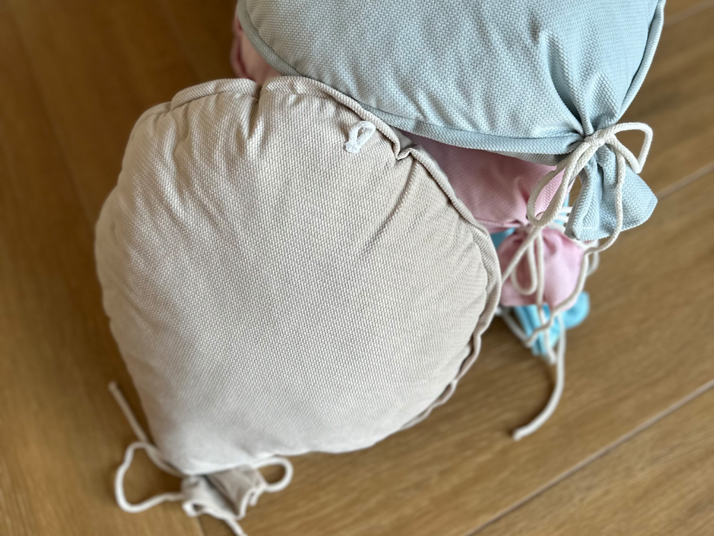 Textilní dekorace na zeď BALÓN do dětského pokoje Zvolte barvu: Růžová (obrázek 3)