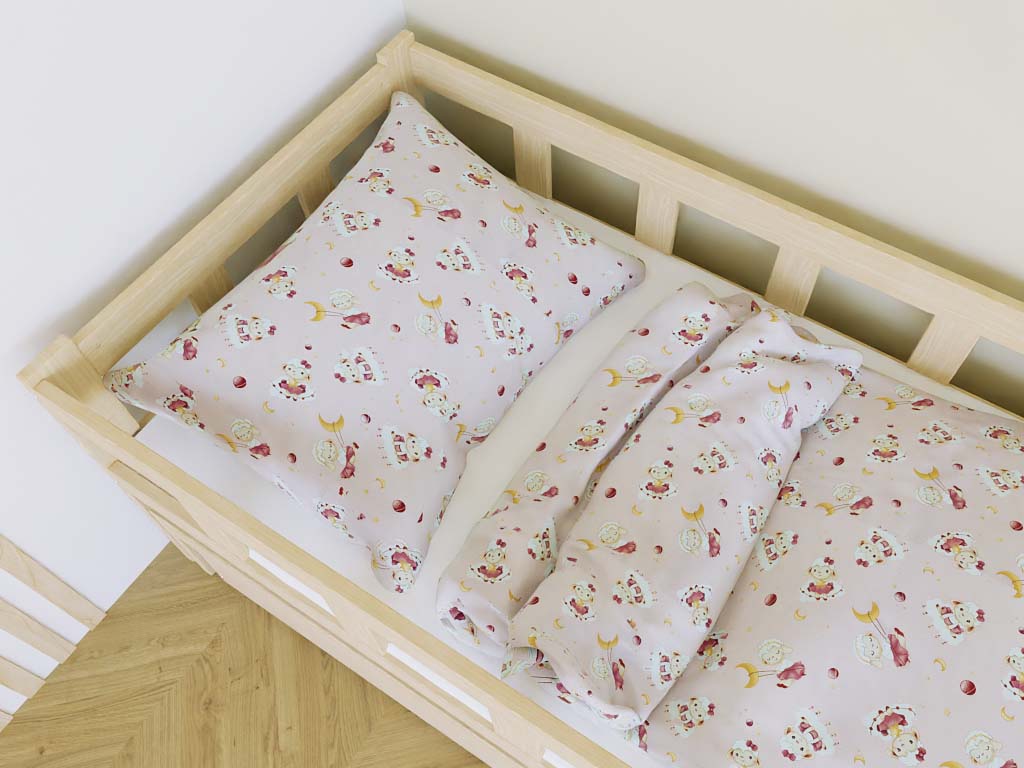 Dětské bavlněné povlečení OVEČKA Zvolte rozměr: 140x200 / 70x90 (obrázek 3)