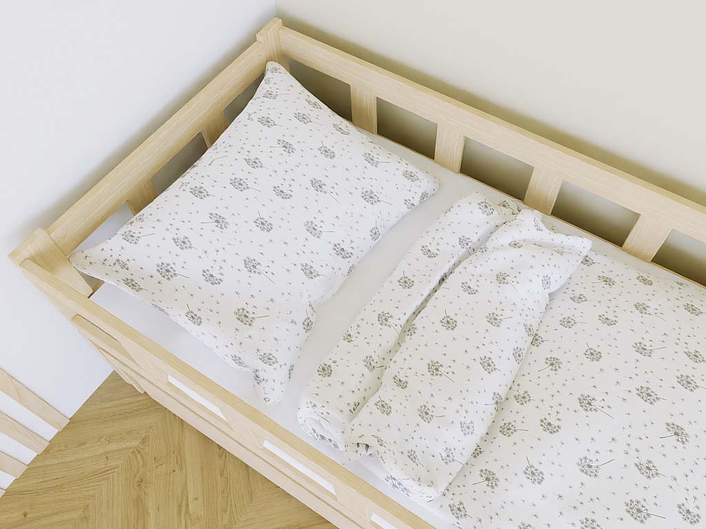 Bavlněné povlečení PAMPELIŠKY na jednolůžko (obrázek 3)
