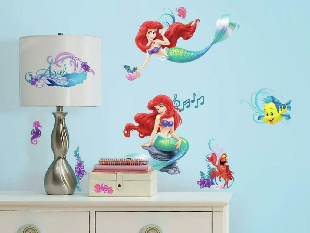 Levně Veselé samolepky na zeď ARIEL