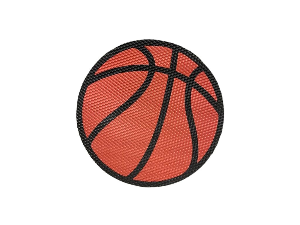 Levně Pěnová samolepící nástěnka BASKETBALOVÝ MÍČ do dětského pokoje
