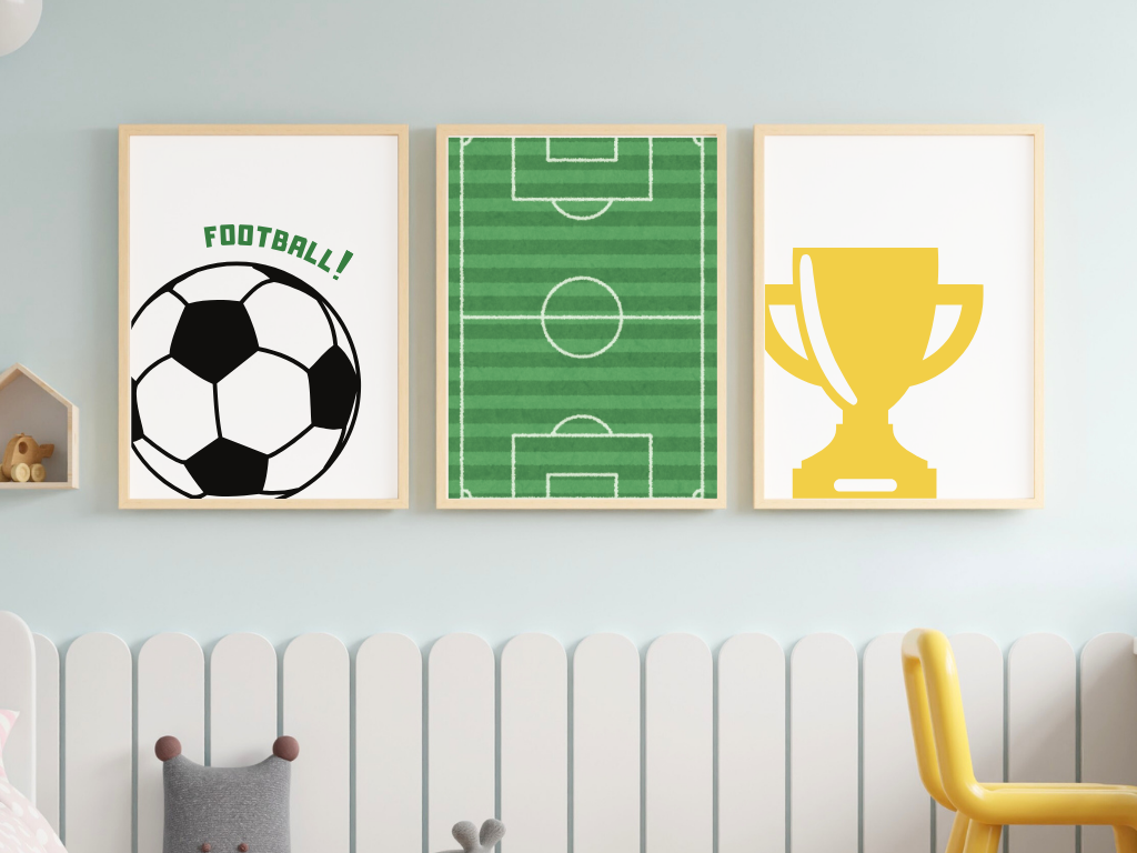 Benlemi Plakát na stěnu ZLATÝ POHÁR do dětského pokoje Zvolte rozměr: 30x42 cm (A3) (obrázek 4)