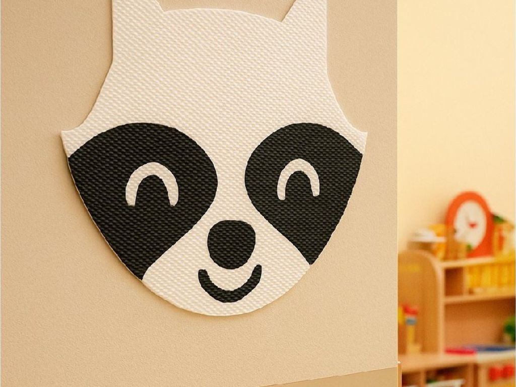 Dětská samolepící nástěnka MÝVAL z pěnového materiálu Zvolte barvu: Šedá (obrázek 4)