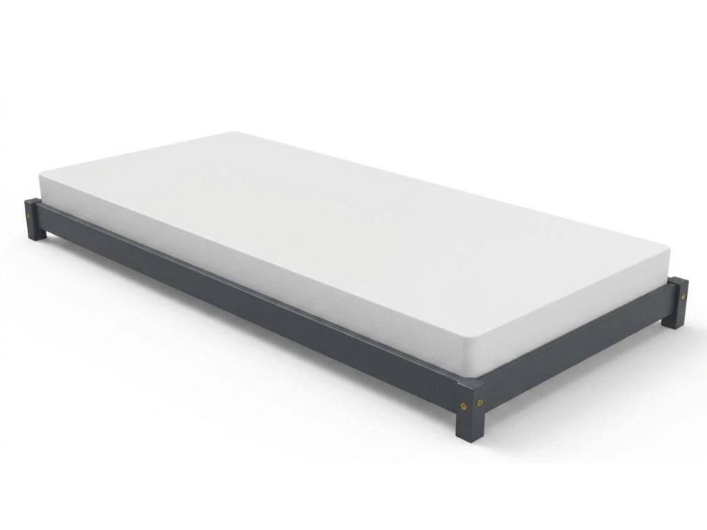 Levně Benlemi Dřevěné dětské jednolůžko LUCKY Zvolte barvu: Tmavě šedá, Zvolte rozměr: 120x180 cm, Zvolte zábranu: S otevřeným vstupem