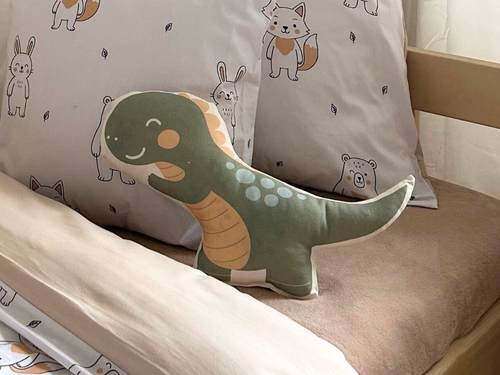 Benlemi Polštář DINOSAURUS plněný levandulí lékařskou