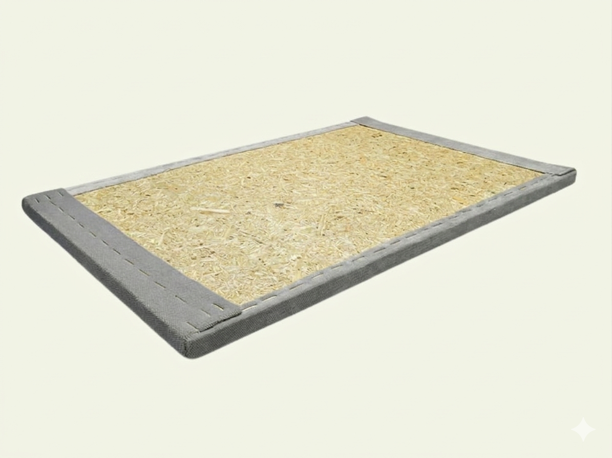Rovný čalouněný panel na zeď ŠEDÝ - 20x80 cm (obrázek 4)