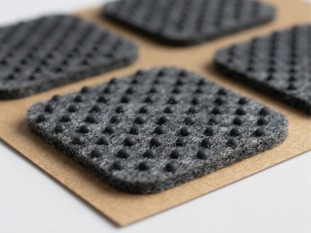 Benlemi Protiskluzové filcové podložky 4x4 cm na nohy nábytku, 6 ks (obrázek 3)